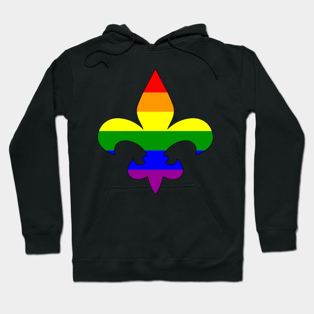 Fleur De Lis Pride! Hoodie by somekindofguru